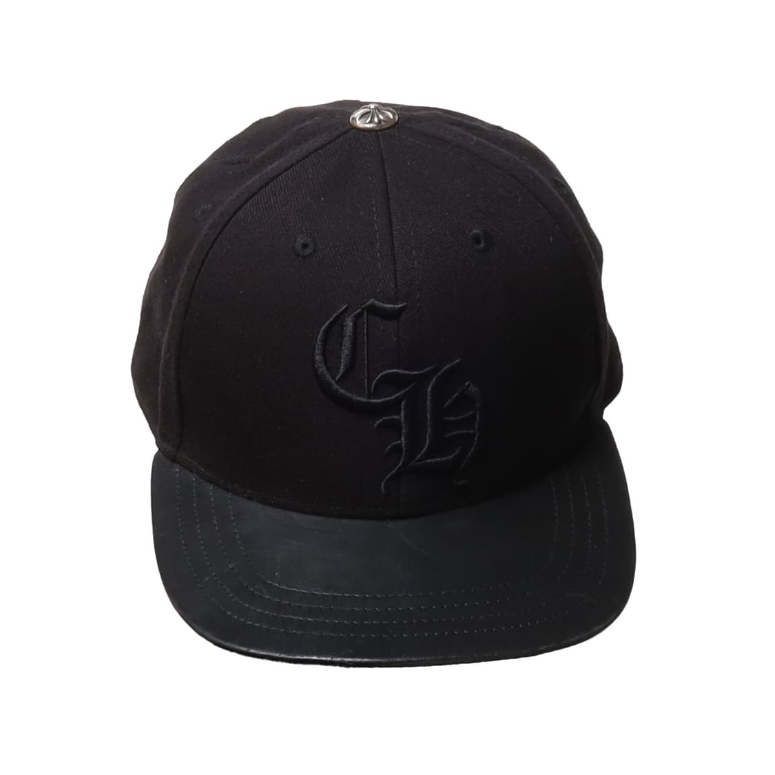 크롬하츠 Chrome Hearts Leather Visor CH Cap 상품이미지1