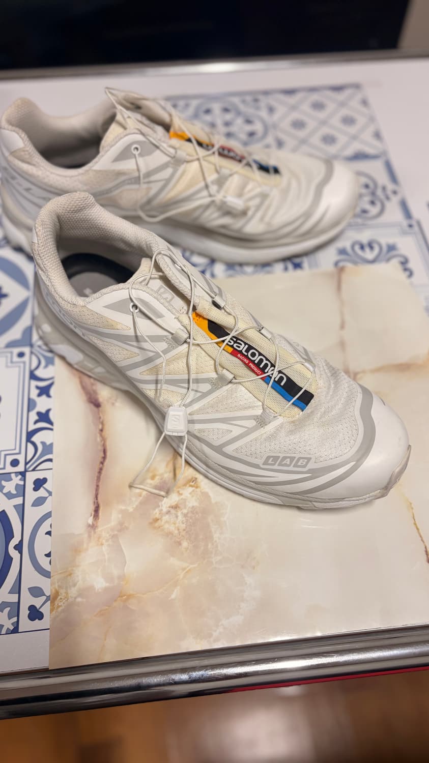 살로몬 S-LAB XT-6 화이트 색상 트레일 러닝화 295 상품이미지2