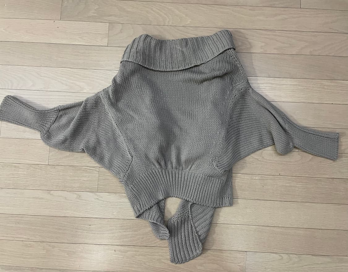 오브제 한섬 타임 시크 드뮤어 탈착가능 니트 가디건 아우터 스웨터 상품이미지3