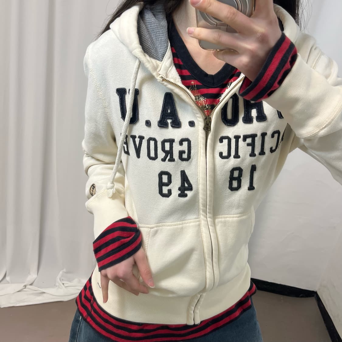 WHO.A.U White Hood Zip-up 상품이미지3