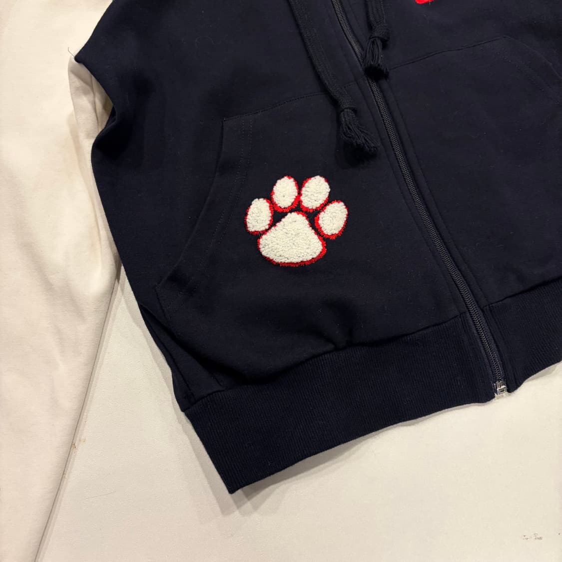 [S] 위팬 두산베어스 후드집업 블랙/화이트 야구 B661 상품이미지4