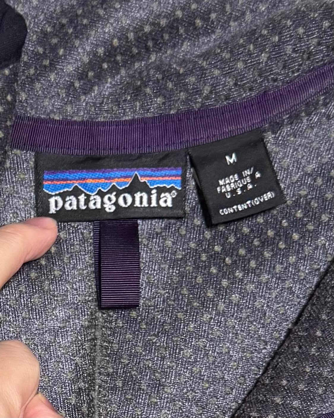 파타고니아 90s 레트로파일 made in usa 그린 상품이미지3