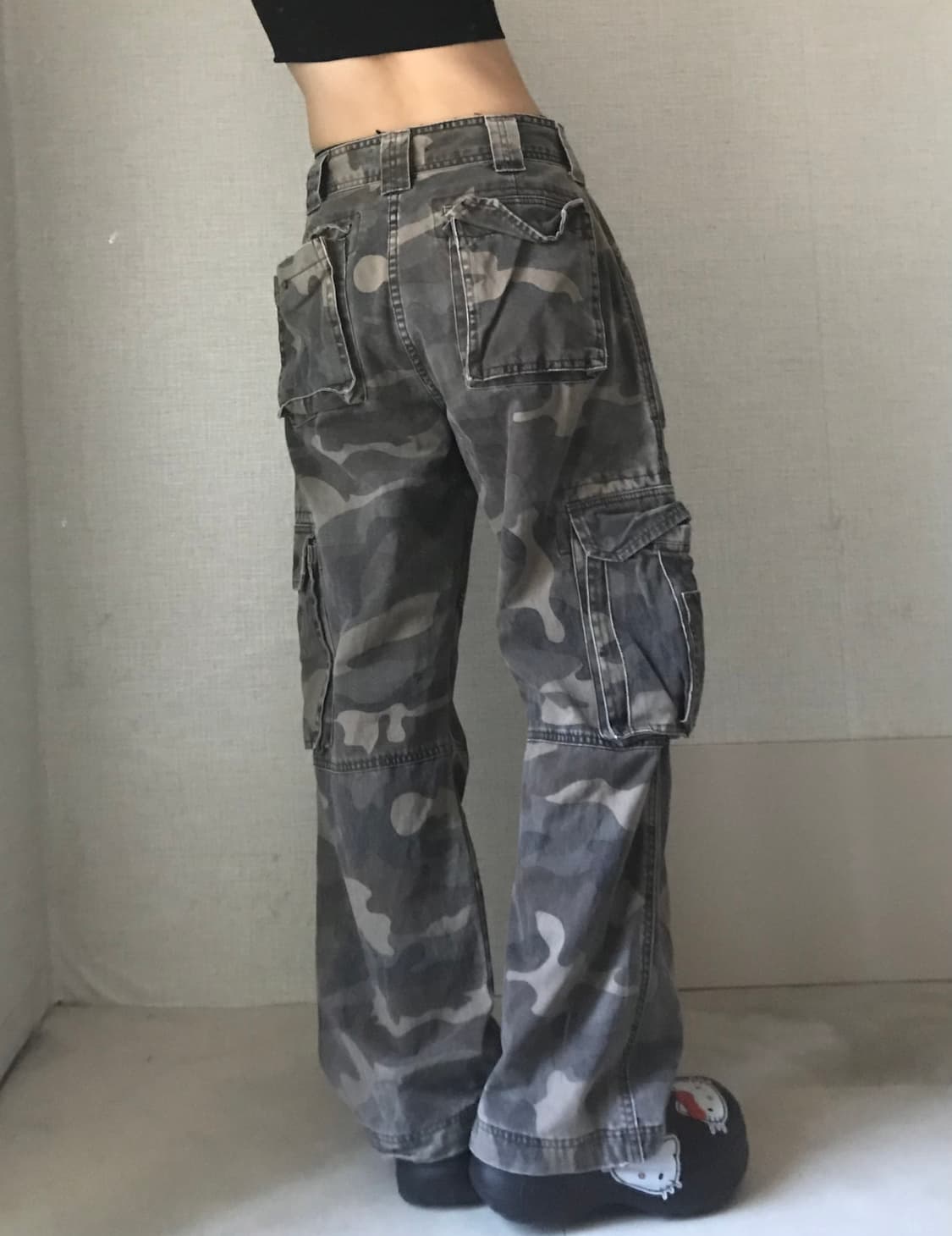 와이드핏 카모 카고팬츠 상품이미지3