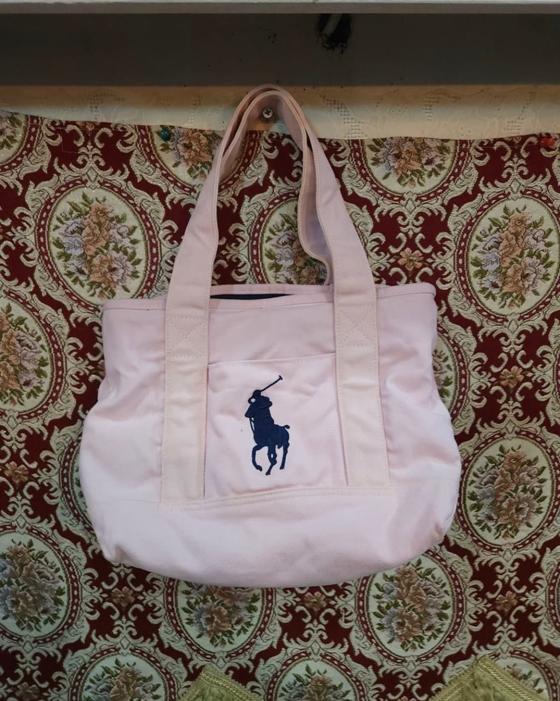 폴로 랄프로렌 핑크 빅포니 숄더백 토트백 상품이미지1