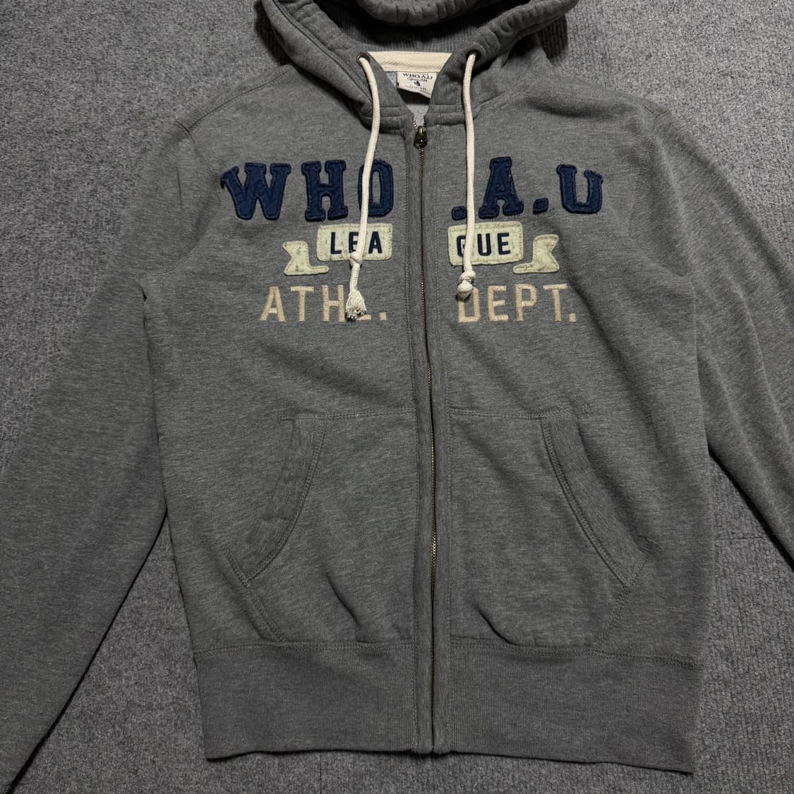 후아유 그레이 후드집업 s 상품이미지2