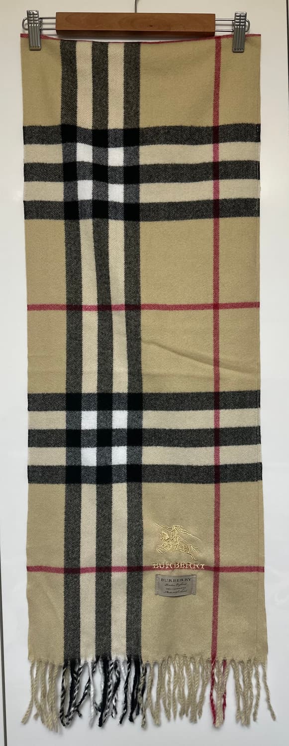 버버리 캐시미어 머플러 클래식 체크 남여공용 상품이미지1