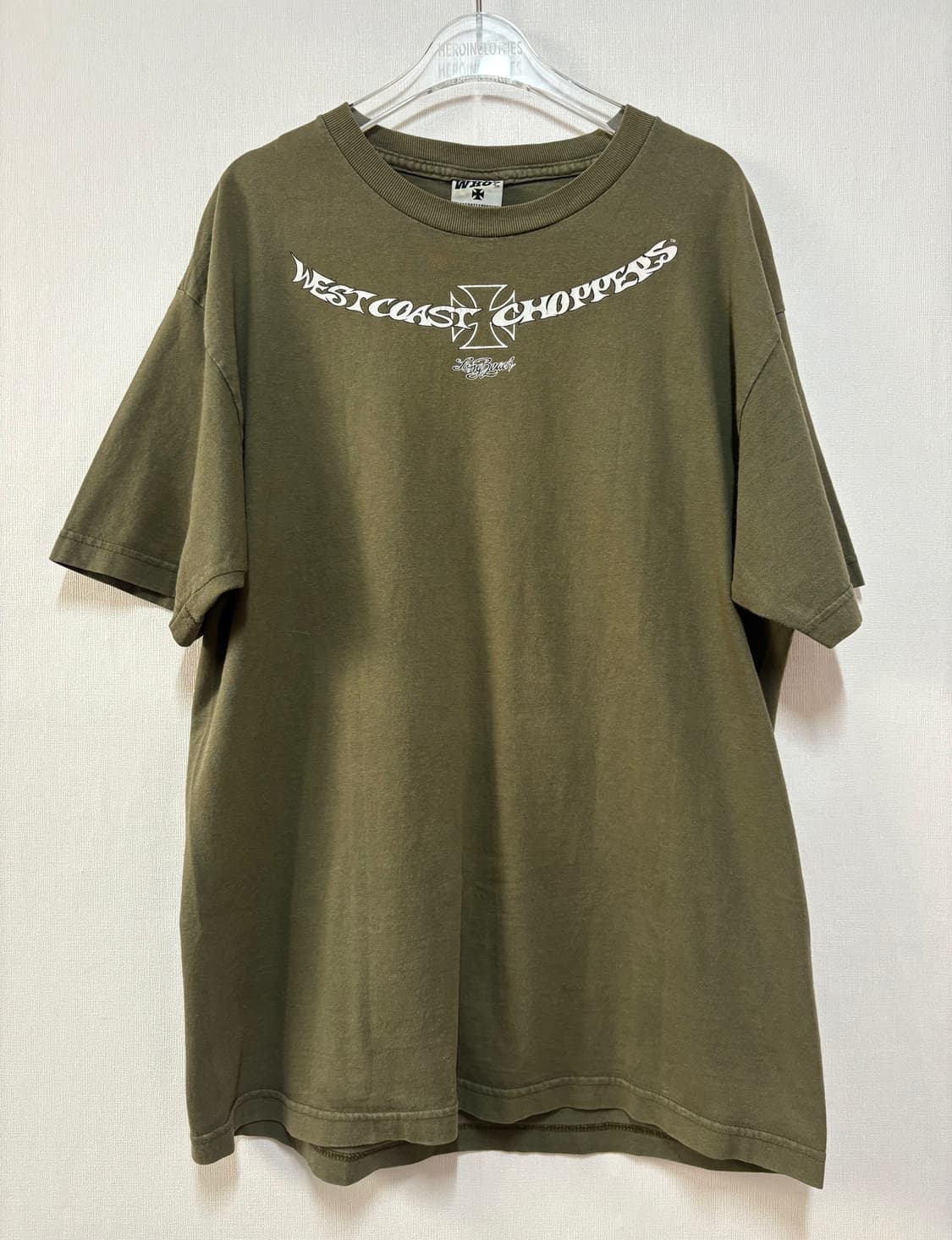 [L] West Coast Choppers 반팔 티셔츠 카키 상품이미지1
