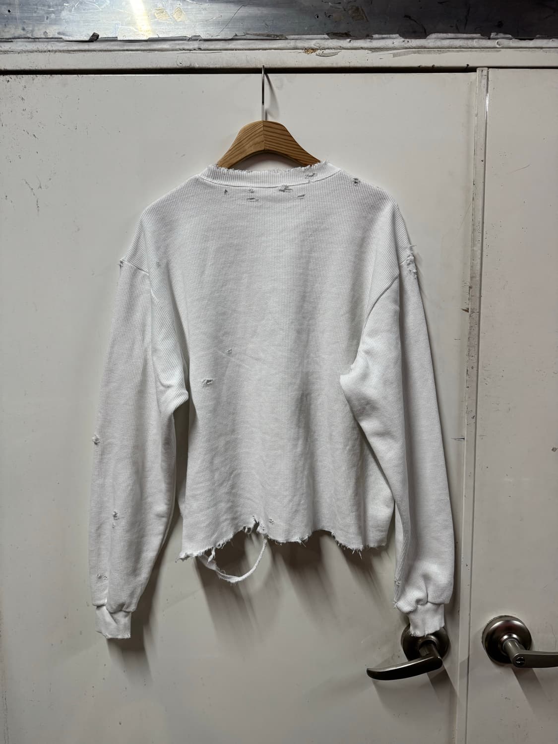 빈티지 와플 긴팔 상품이미지5