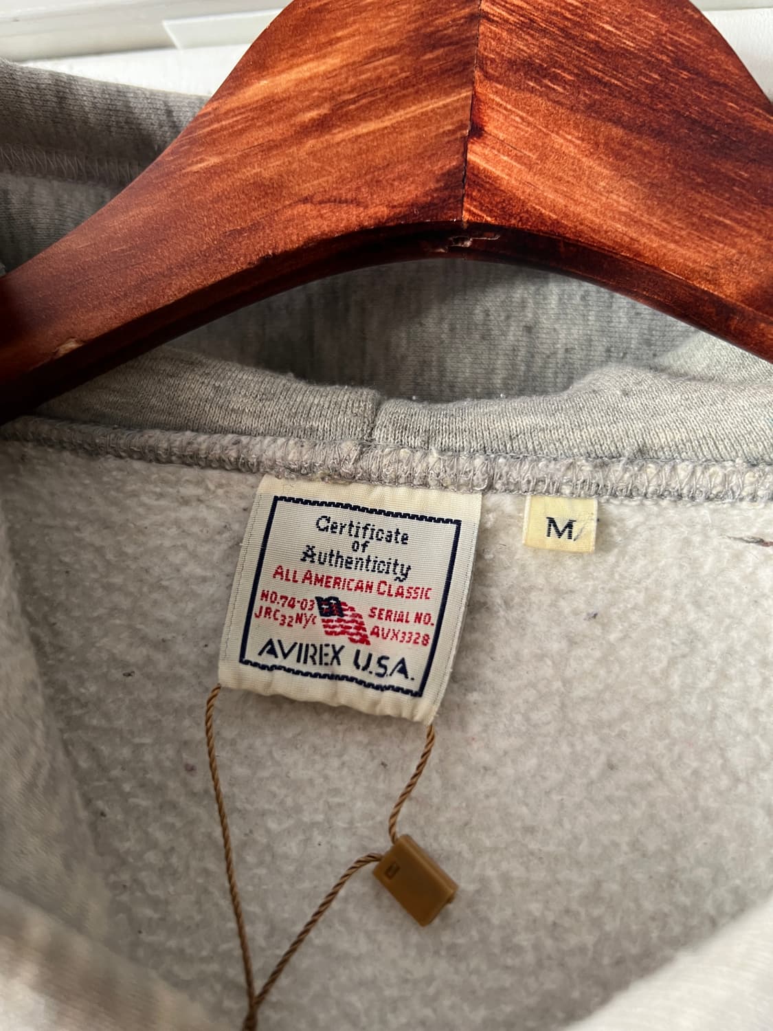 [M]AVIREX 아비렉스 에어 스트라이크 후드 티셔츠 상품이미지3