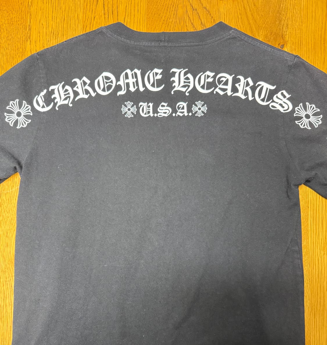 크롬하츠 chromehearts USA 홀스슈 아치로고 반팔티 상품이미지4