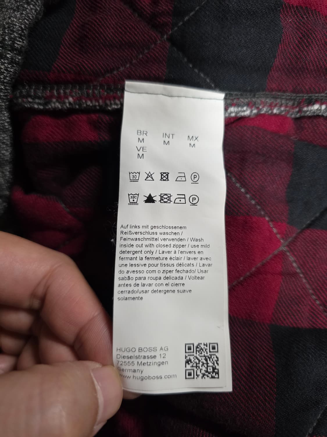 휴고보스 남자 누빔자켓.  싸이즈 95.  상품이미지7