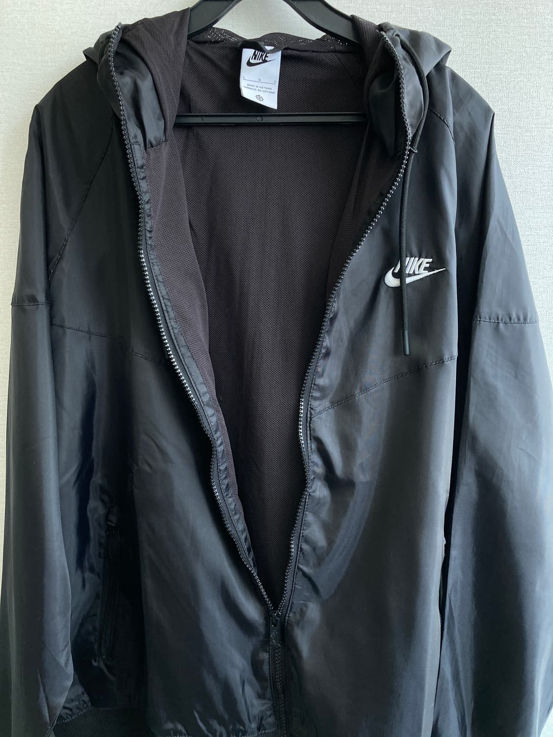 나이키 윈드러너 경량 바람막이 블랙 L 상품이미지5