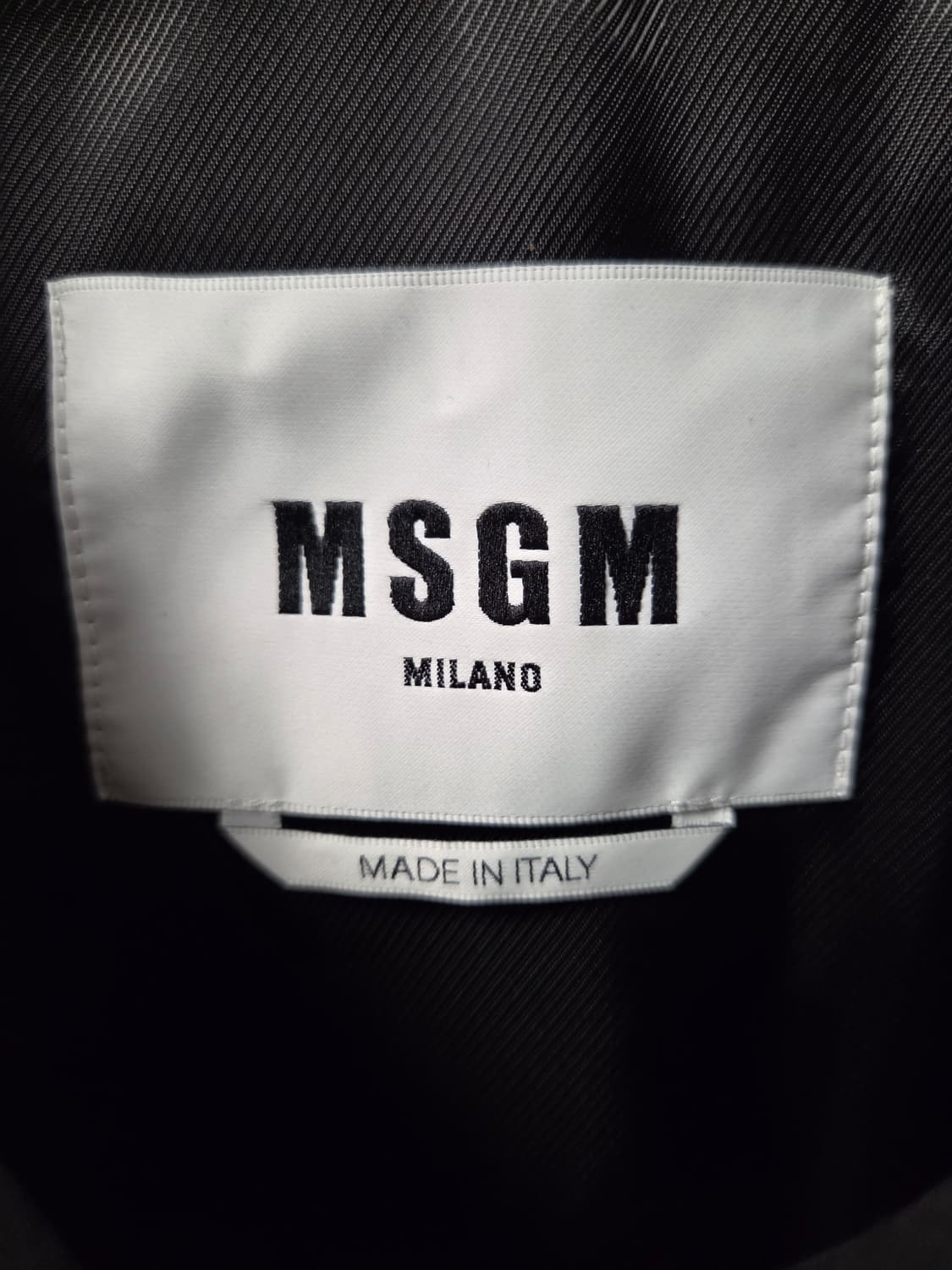 MSGM 패디드 울 자켓 그레이 상품이미지6