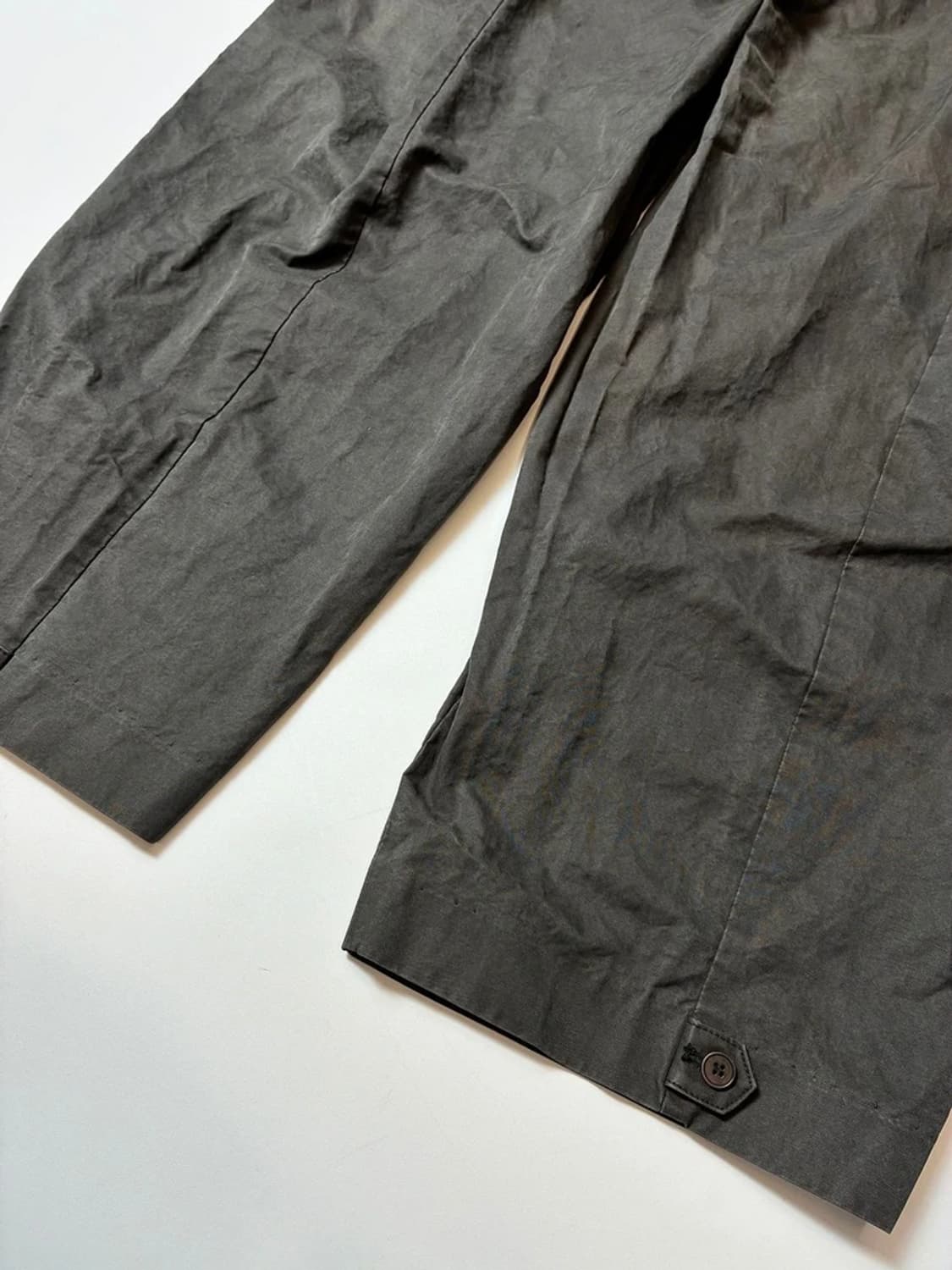 아모멘토 코튼 나일론 패티그 핀턱 팬츠 PN8667 상품이미지4