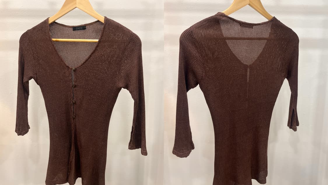 Cocoa brown knit cardigan  상품이미지9
