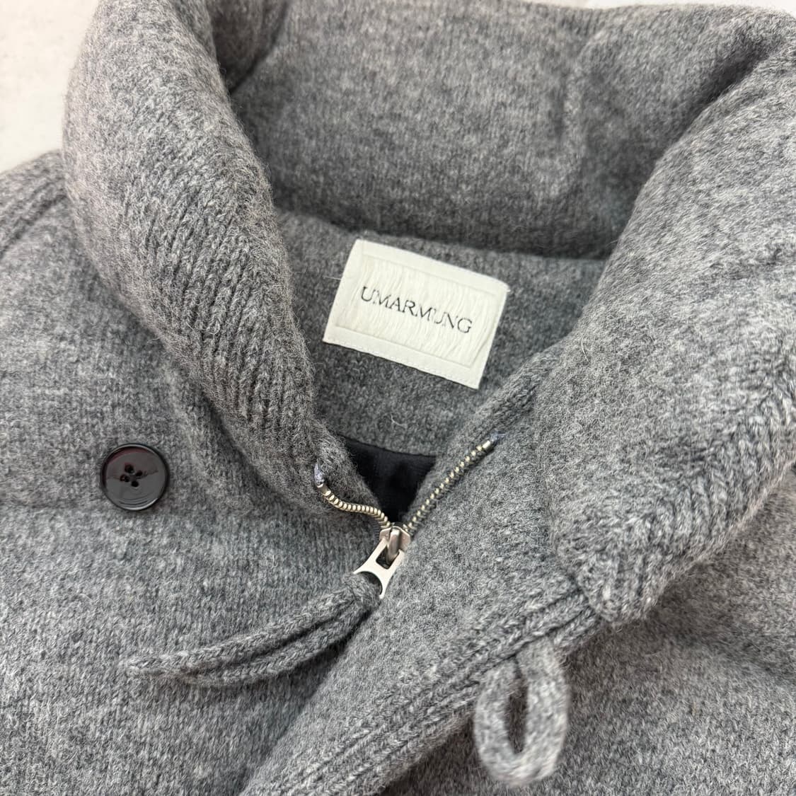 우마뭉 Pure shetland wool puffer jacket 사이즈 상품이미지3