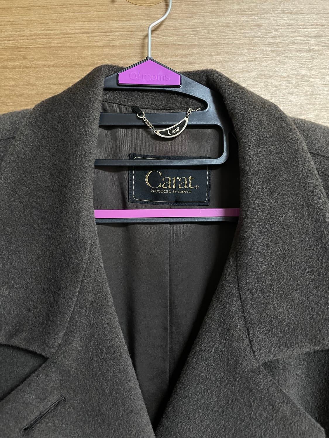 빈티지 브라운 겨울 코트 상품이미지2