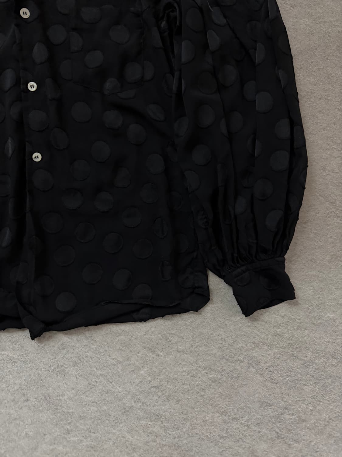 꼼데가르송 도트 시스루 블라우스 상품이미지6