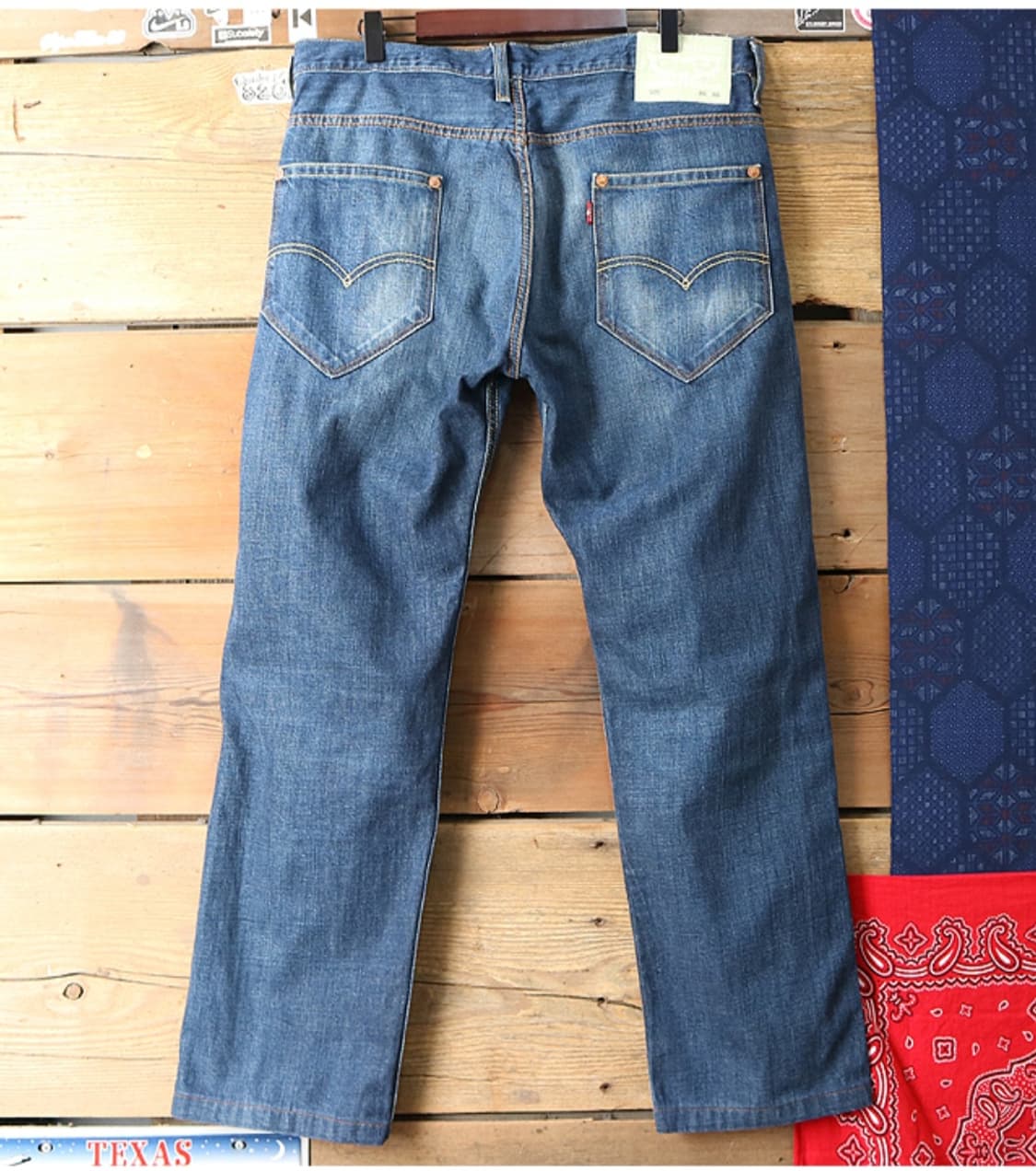 LEVIS 리바이스 505 워싱 가공 데님 굿 컨디션 34~35 상품이미지4