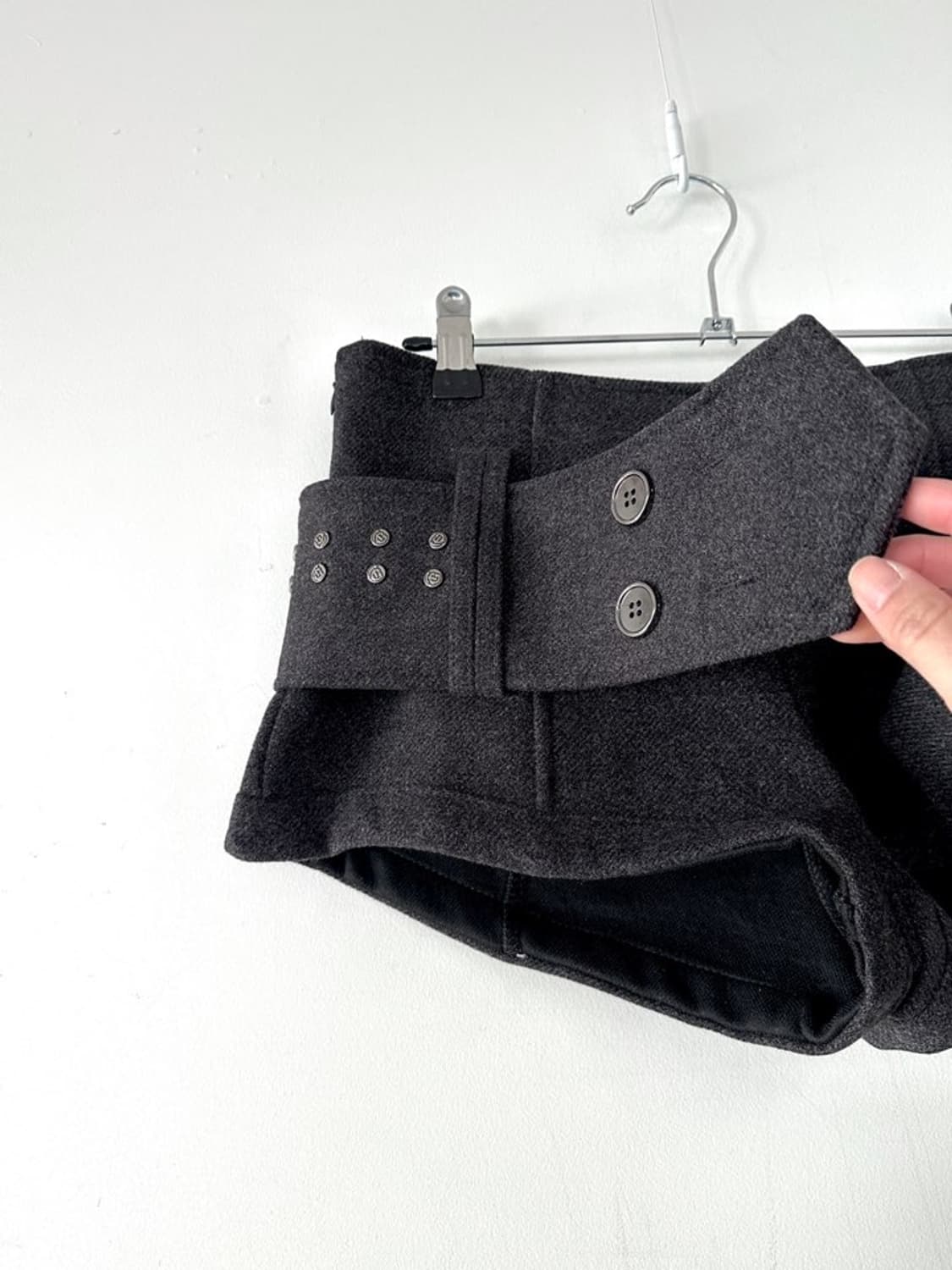 Button module warm mini pants 상품이미지3