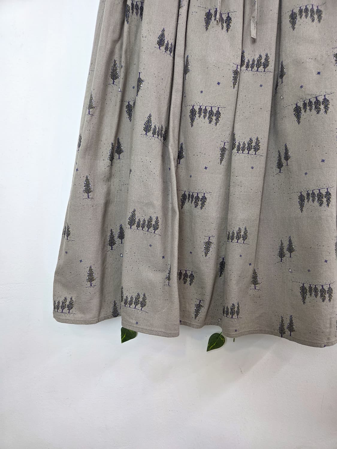 sm2 코지 패턴 롱스커트 상품이미지3