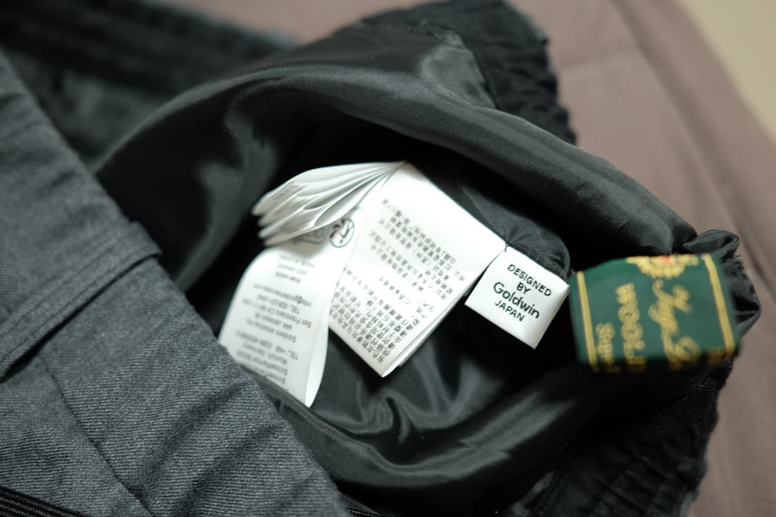 골드윈 24aw 원턱 울 릴렉스 팬츠(로로피아나 원단) 상품이미지7