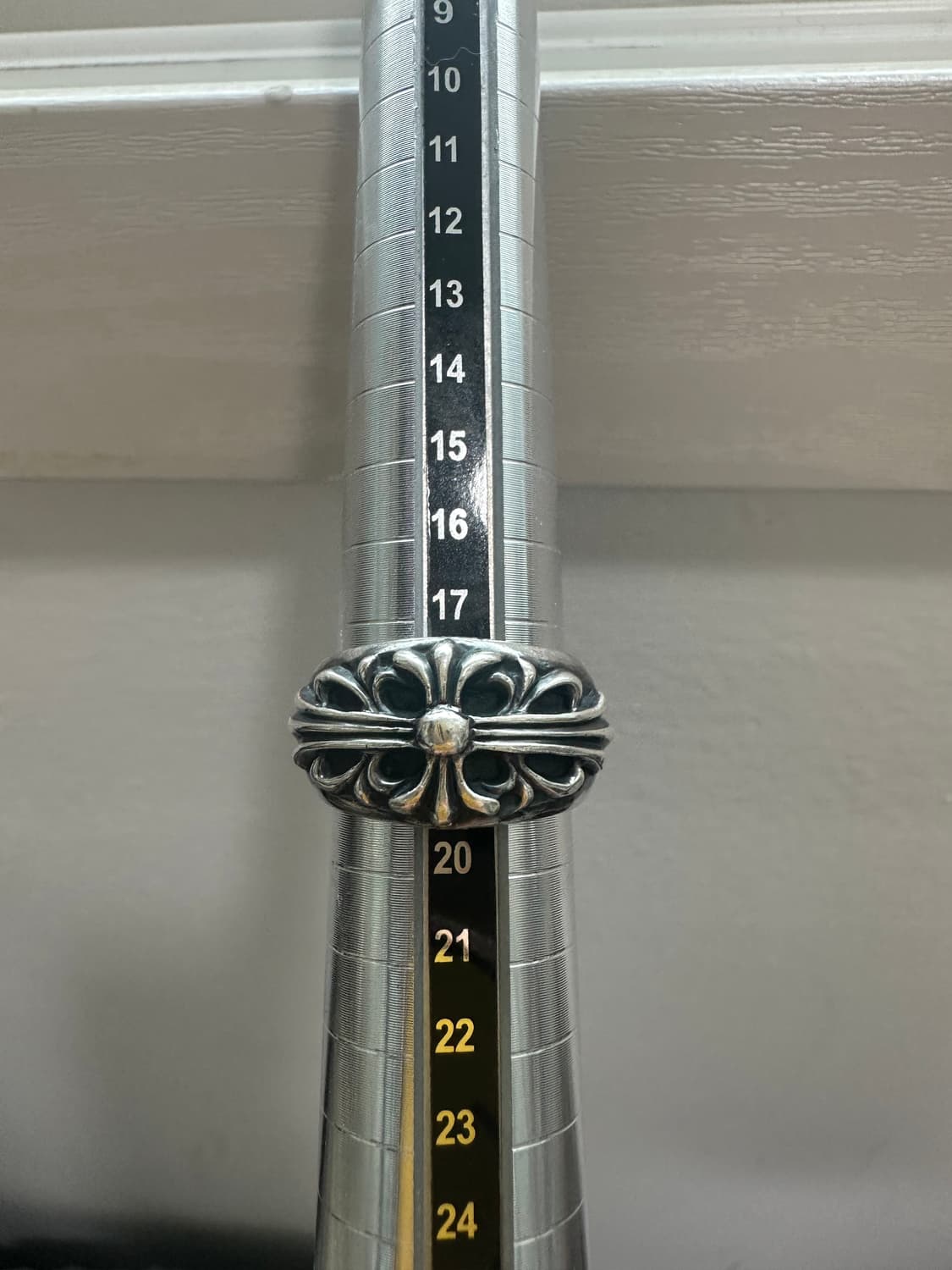 크롬하츠 플로랄 크로스링 US 8 상품이미지1