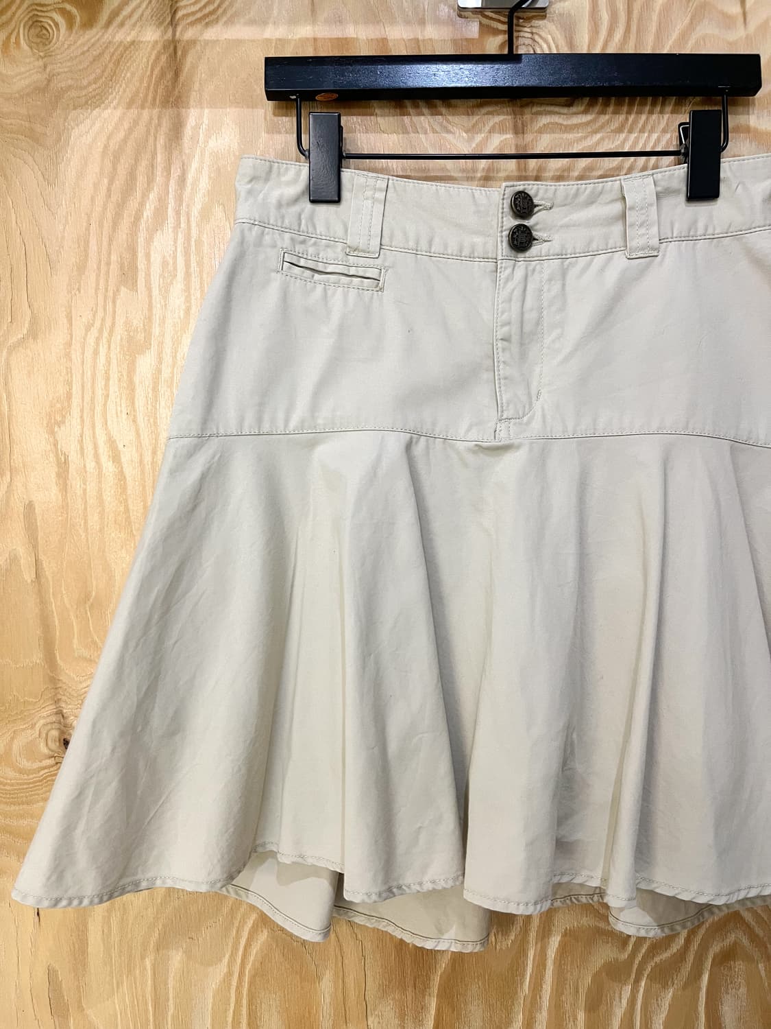 폴로 랄프 로렌 라이트 베이지 미니 스커트 상품이미지4