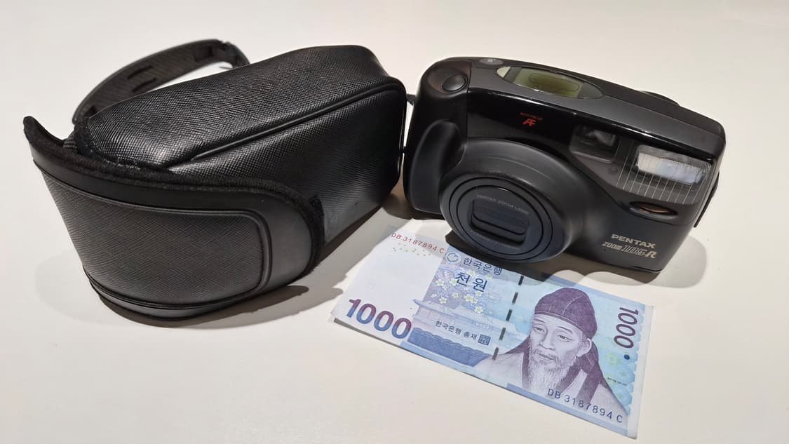 작례O 명품 펜탁스 줌 105 r 필름카메라 빈티지 필카 상품이미지1