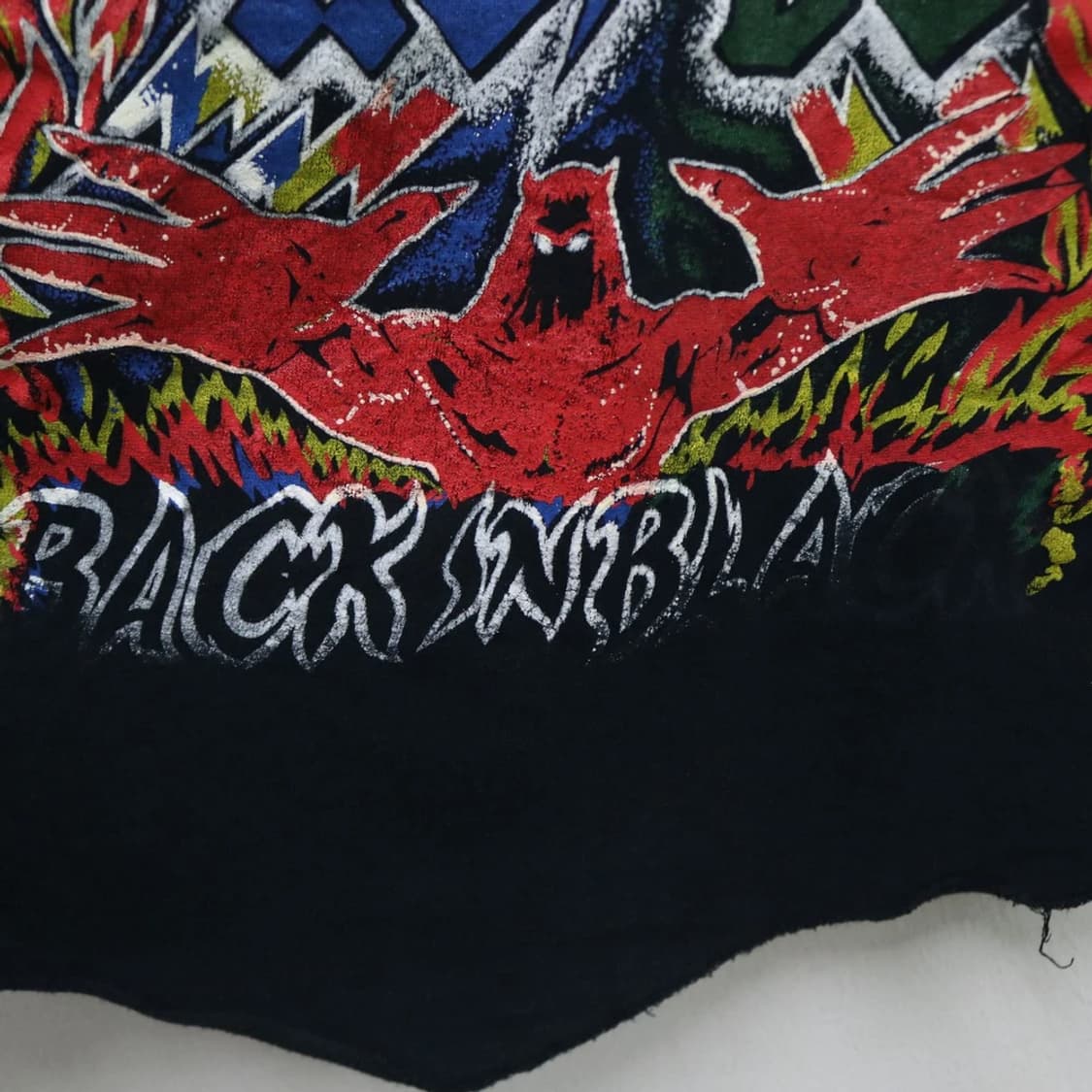 80'S ACDC BACK IN BLACK 나그랑 티셔츠 67965 상품이미지9