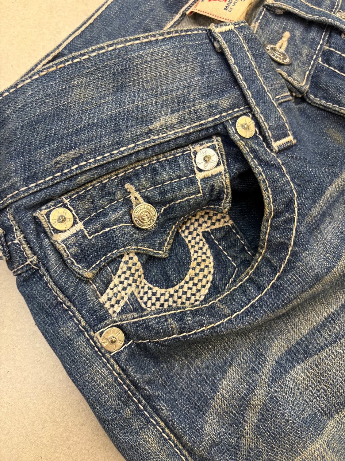 트루릴리전 월드투어 스트레이트 데님  상품이미지6