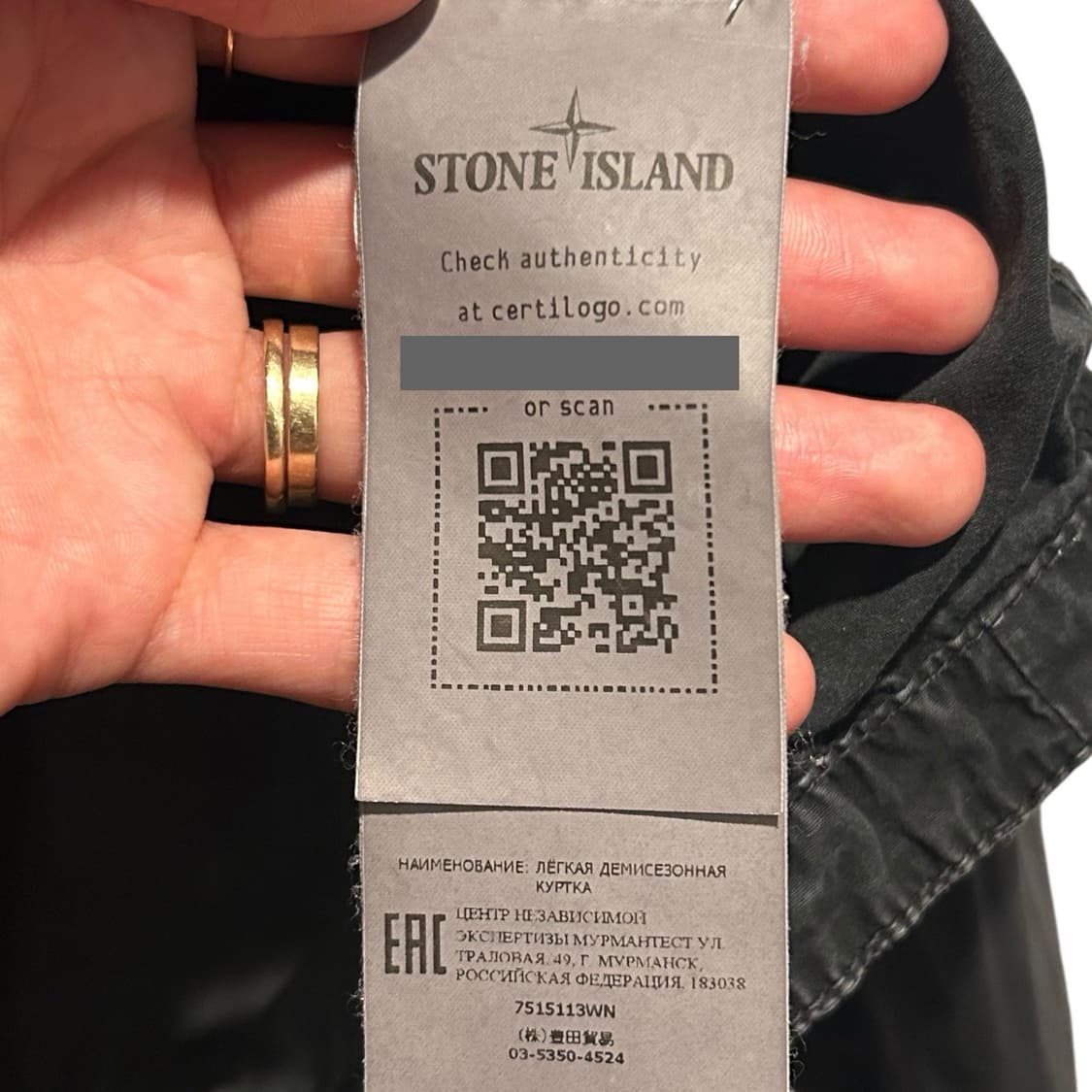 스톤아일랜드 더블 포켓 라이트 코튼 오버셔츠 자켓 블랙 상품이미지6