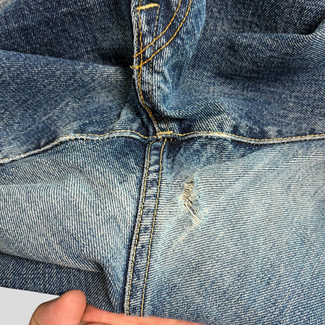(38)빈티지 DENIME 드님 셀비지 데님 청바지 상품이미지4