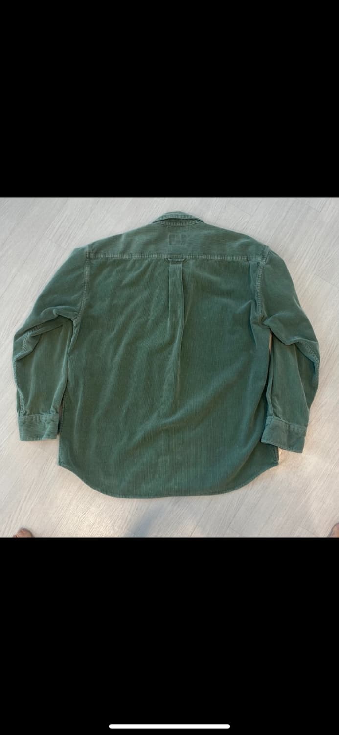 90s 미국빈티지 카키 WE 코듀로이 셔츠 상품이미지3