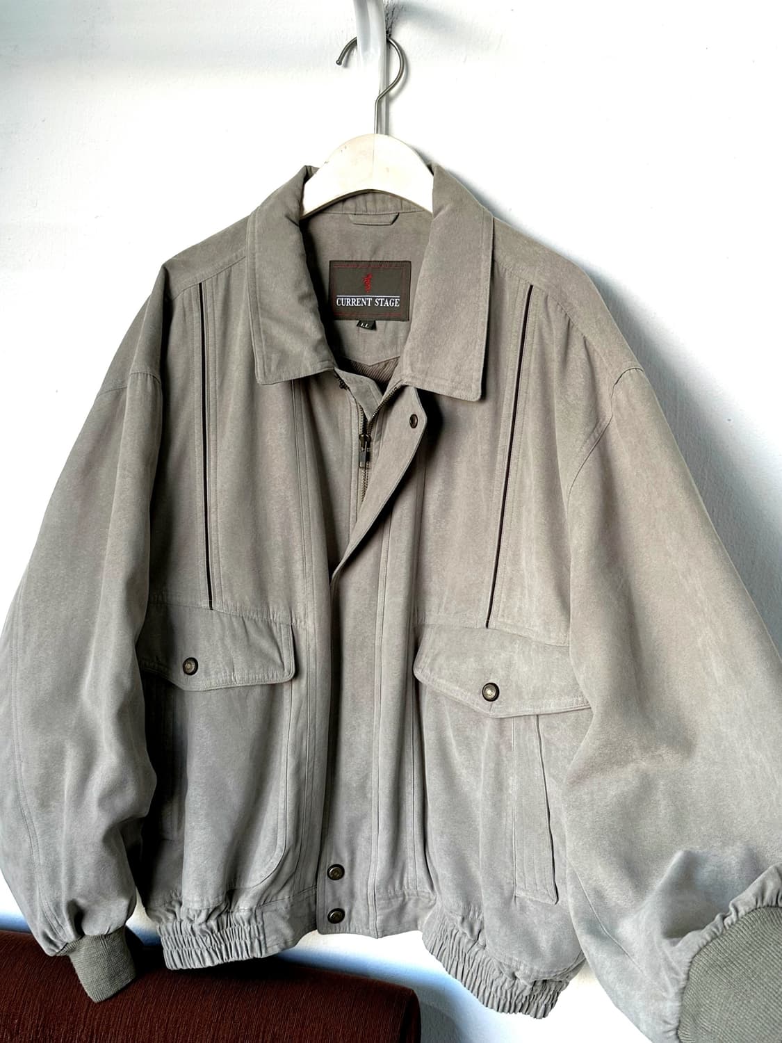 Soft fabric design blouson jacket 상품이미지1