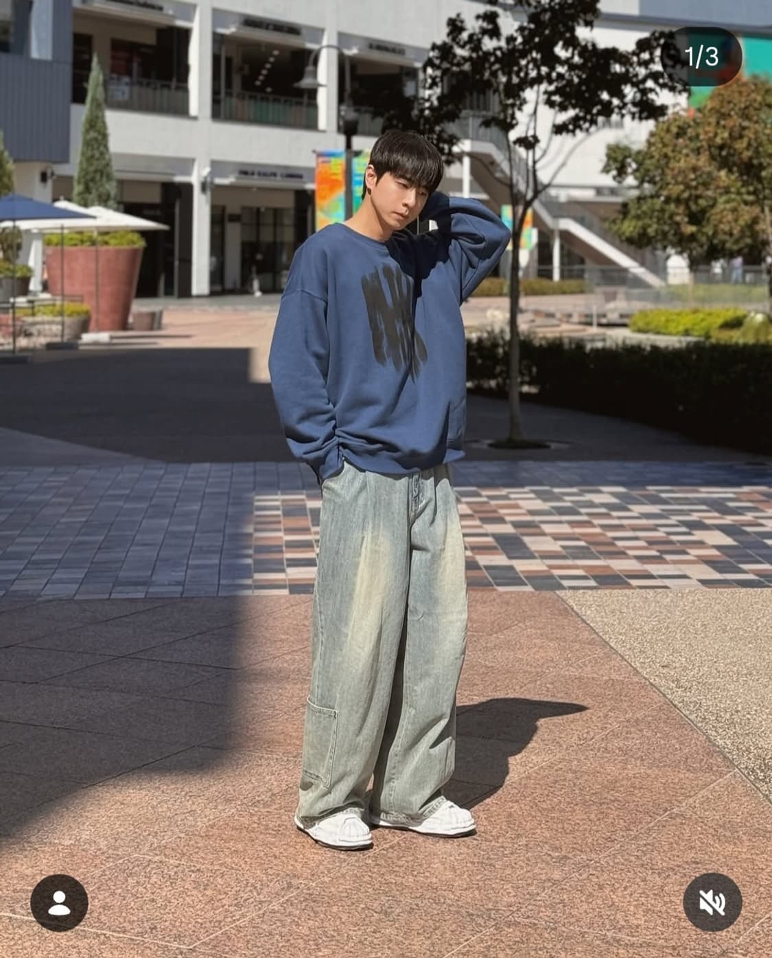 비긴202 원턱 와이드 카펜더 데님 팬츠 3 상품이미지3