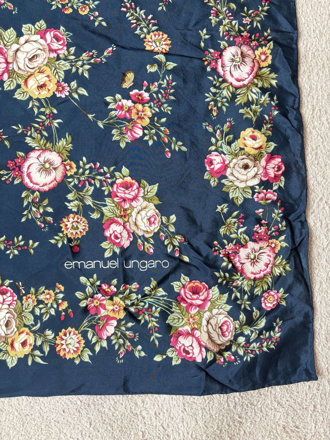 [정품] 에마뉘엘 웅가로 실크 빈티지 스카프 상품이미지2