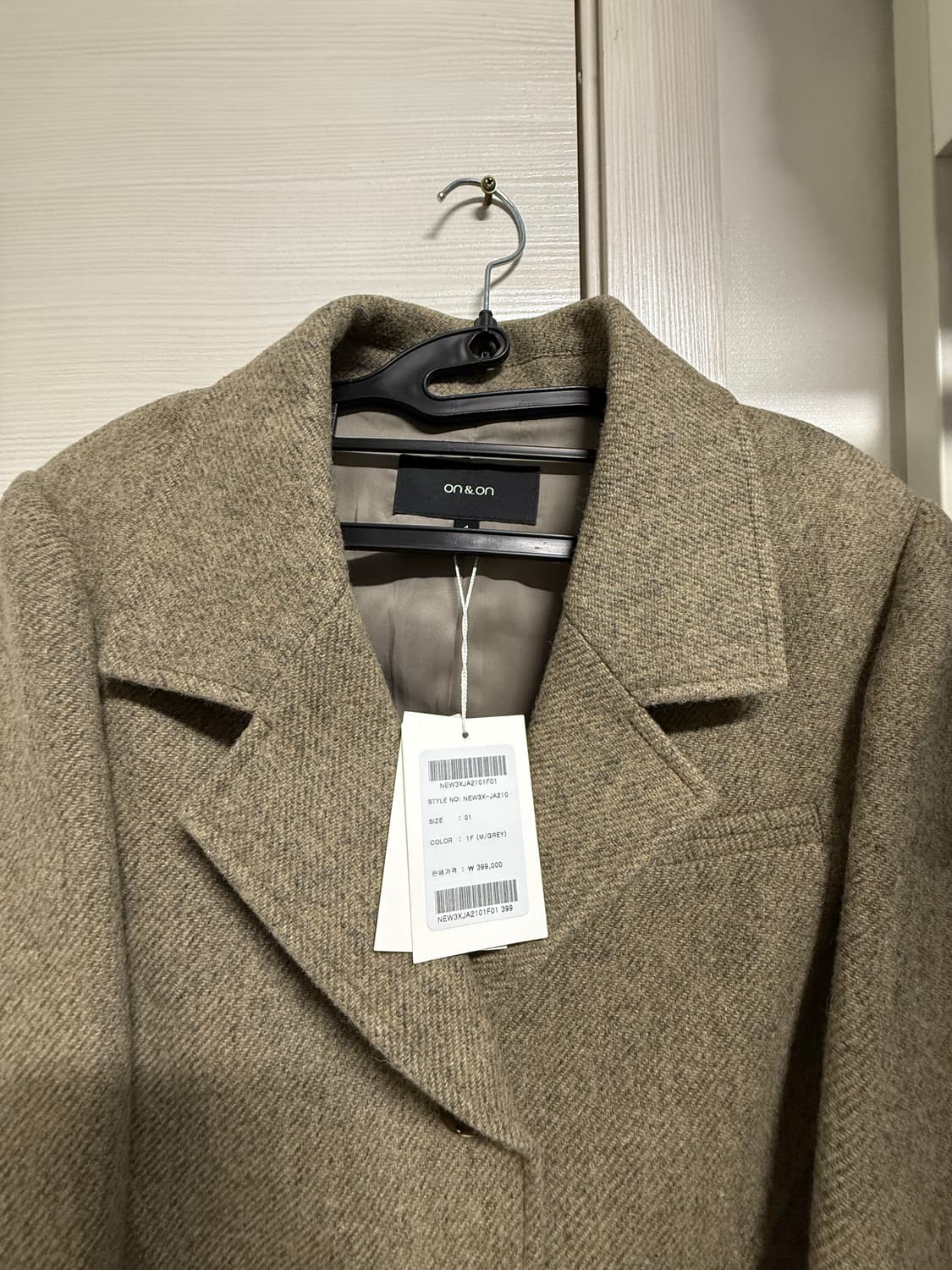 온앤온 벌룬자켓 S (새상품)  상품이미지3