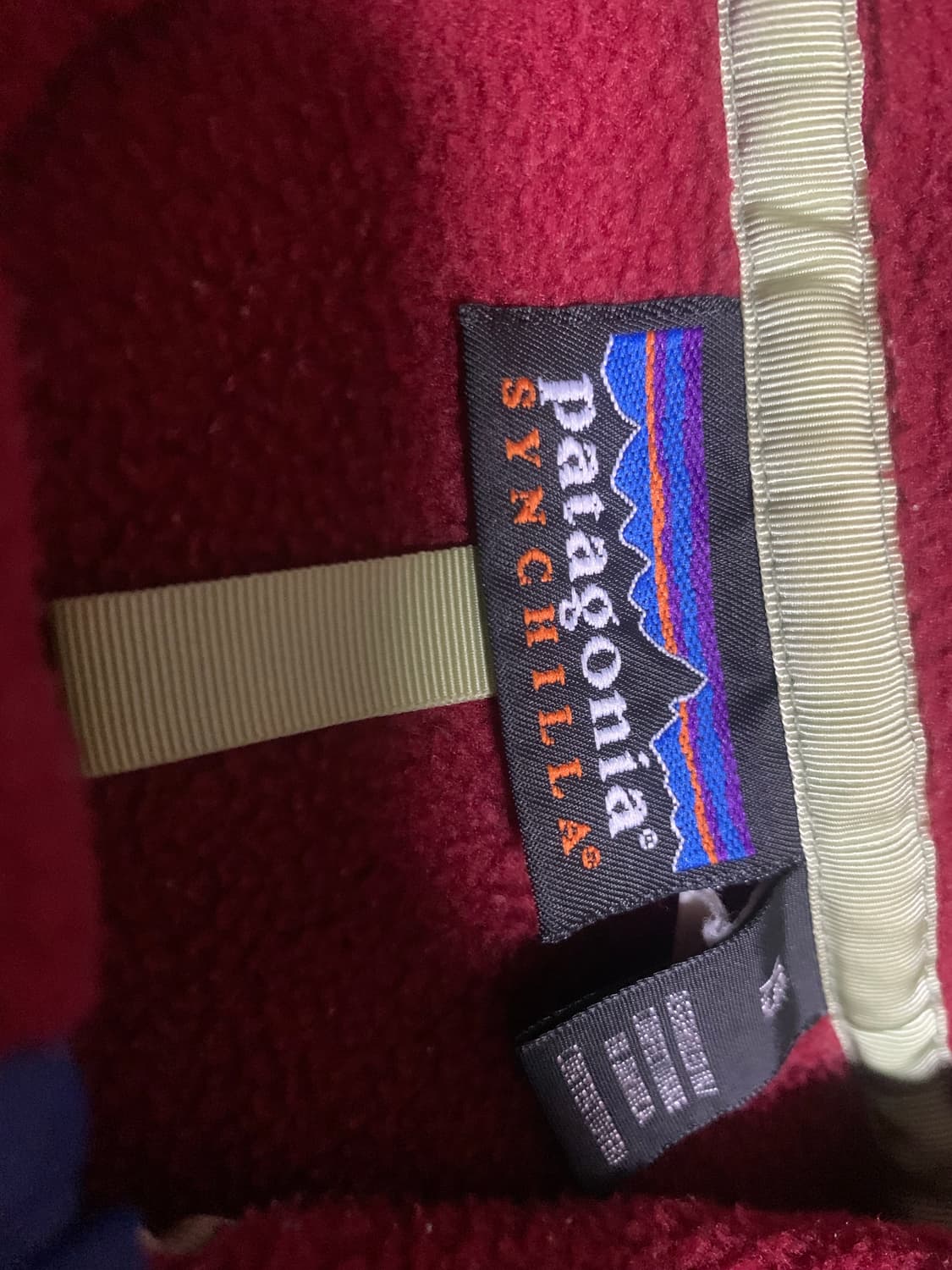 파타고니아 신칠라 풀오버 버건디 상품이미지2