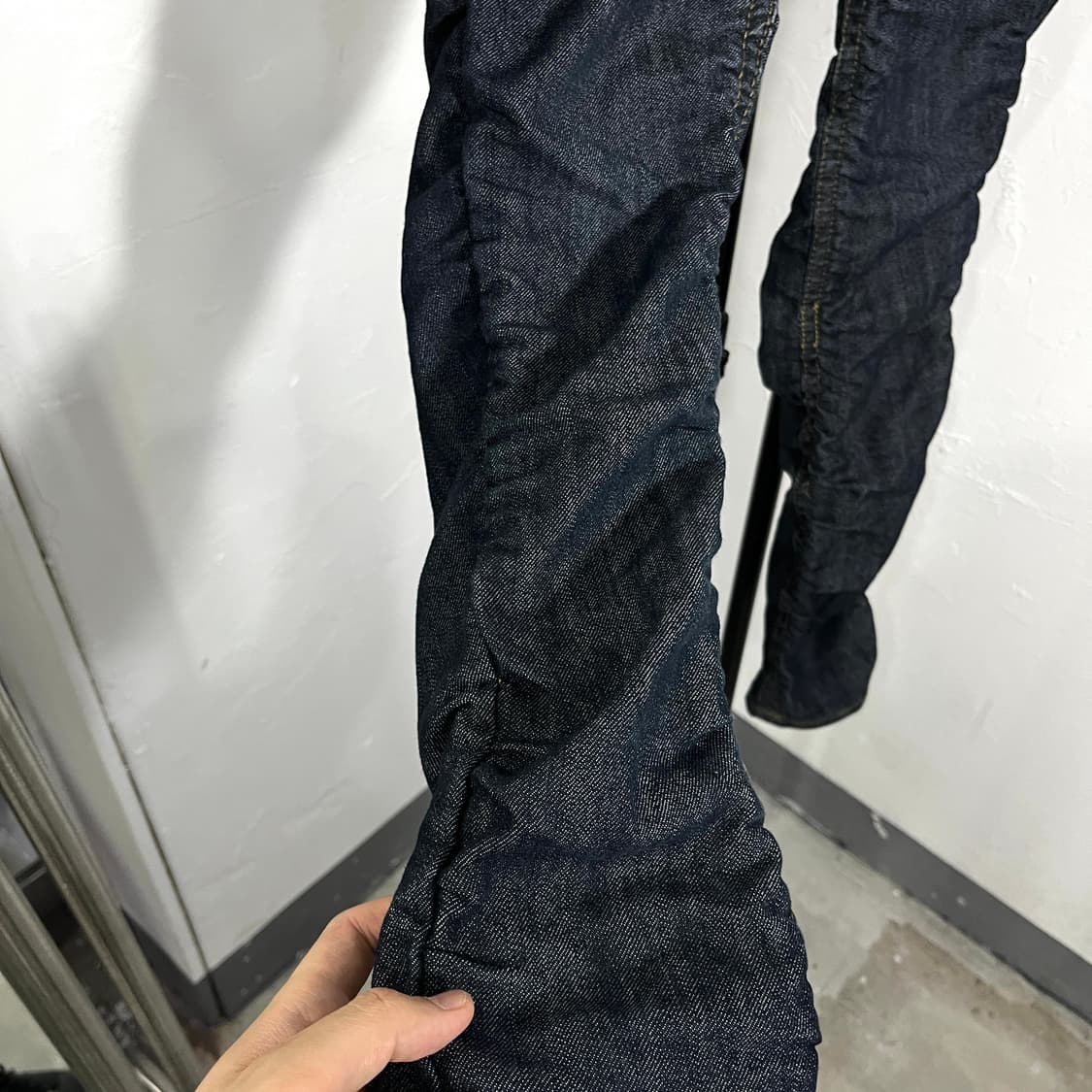 셔링 스키니 데님팬츠 상품이미지4