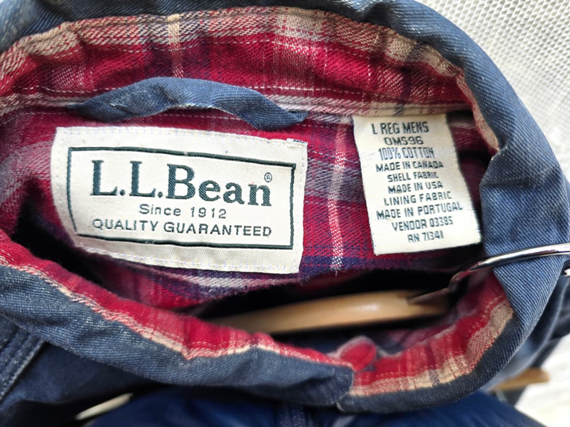 90s 엘엘빈 워크 셔츠 (made in canada) 상품이미지6