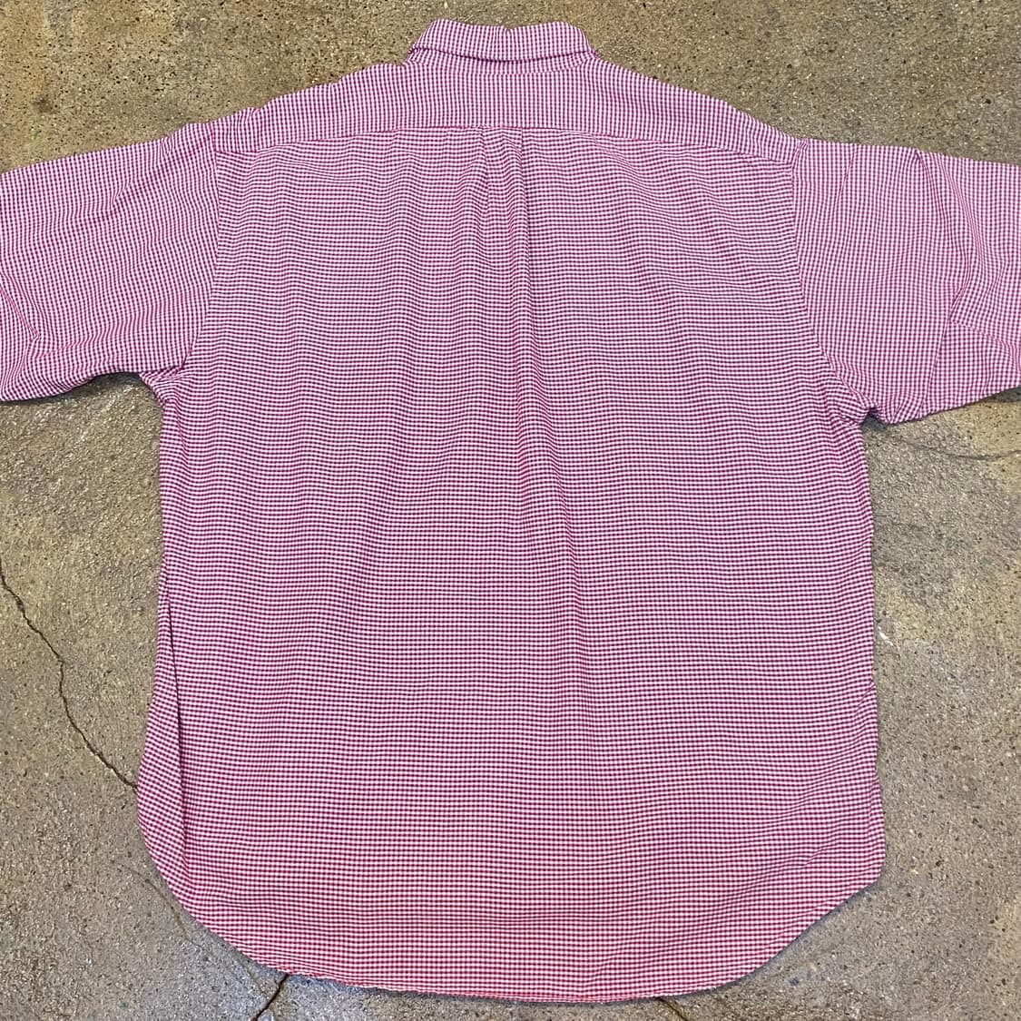 미국 빈티지 폴로 랄프로렌 레드 체크 셔츠 남방 상품이미지8