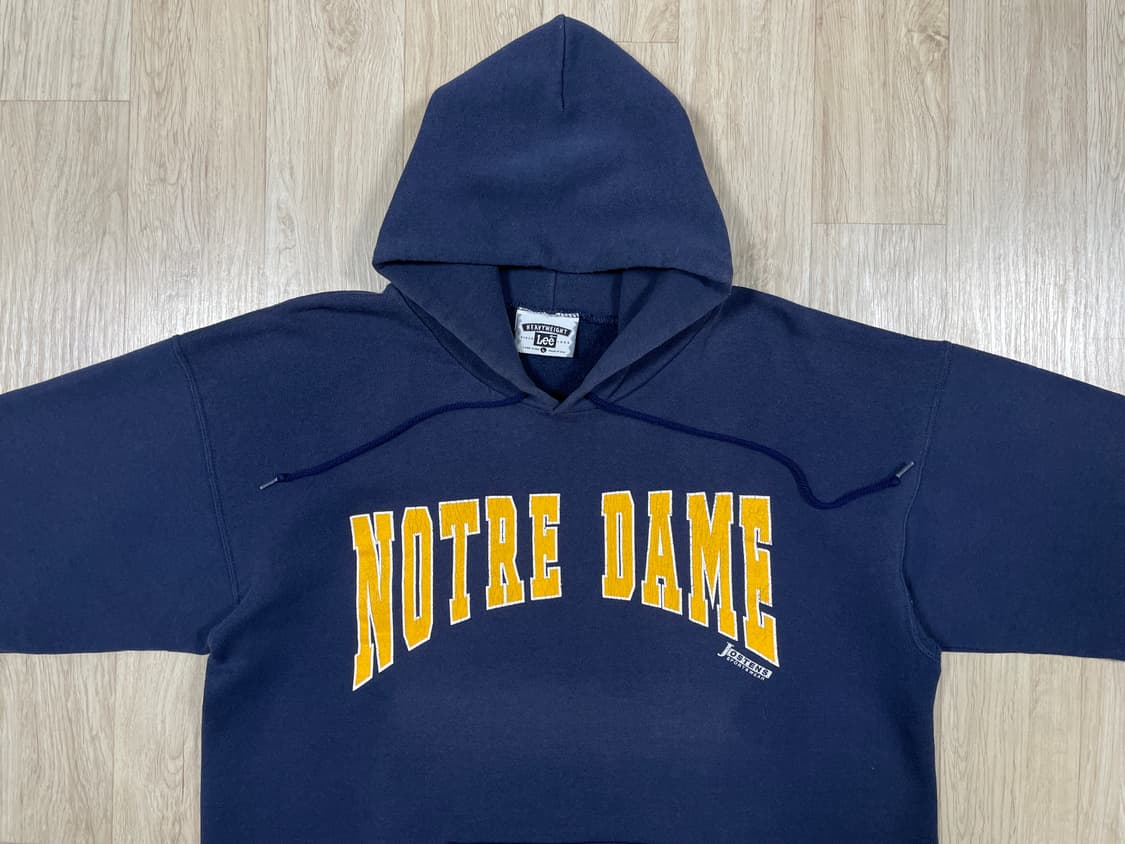 105) 80s Lee 미대학 노트르담 후드티(미국제)RRL&LVC&폴로 상품이미지1