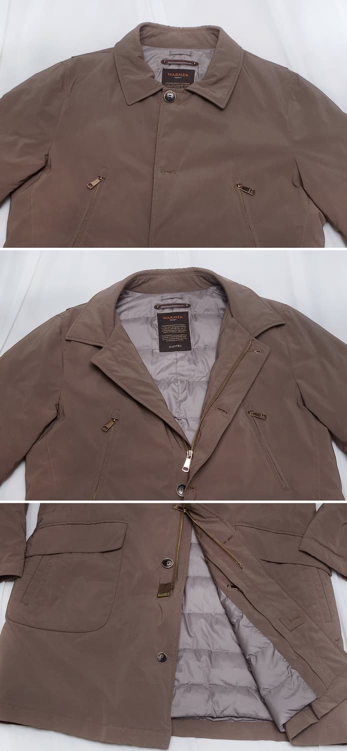 마에스트로 이탈리안 클래식 구스다운 패딩 코트 (105+) 상품이미지4