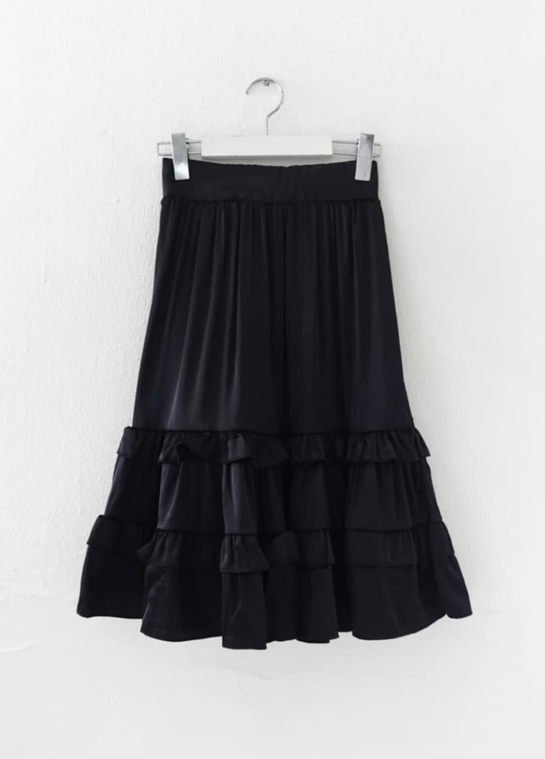 샵페어리 실크 프릴 스커트 silky frill flare skirt 상품이미지2