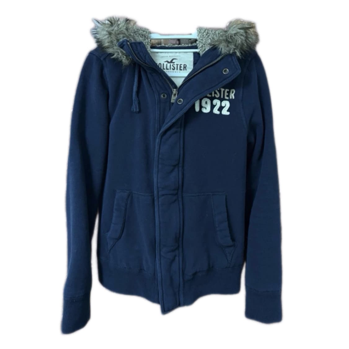 🔥레어🔥홀리스터 울프죠 네이비 후드집업🔥 상품이미지1