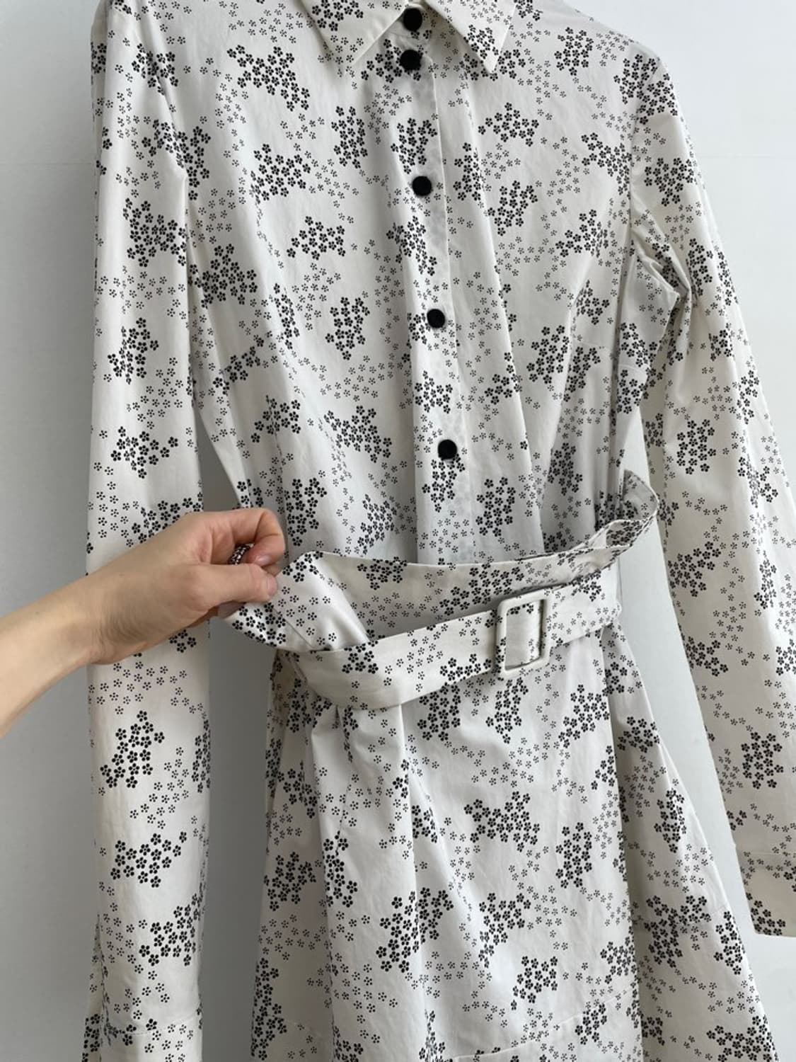 보테가베네타 매장판 정품 벨티드 롱원피스 상품이미지6