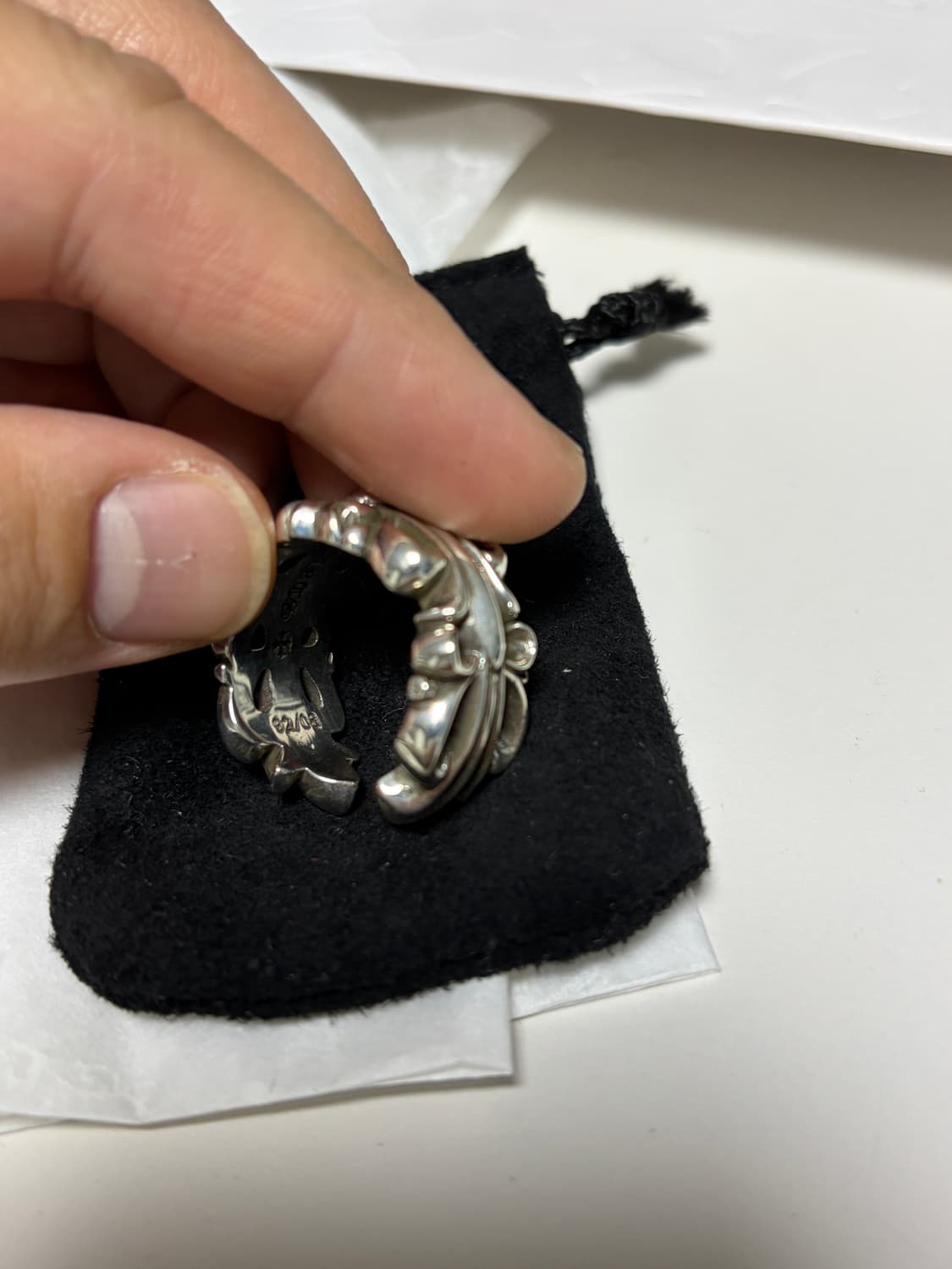 더블 플로랄 크로스 링 (US12 / 매장 풀구성 새상품) 상품이미지7