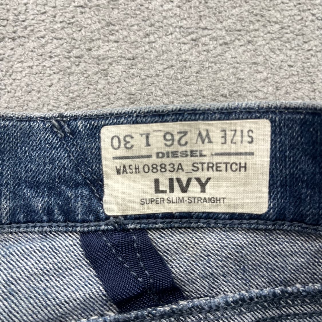 26 LIVY 디젤 워싱 슬림핏 스키니진 데님 팬츠 상품이미지6
