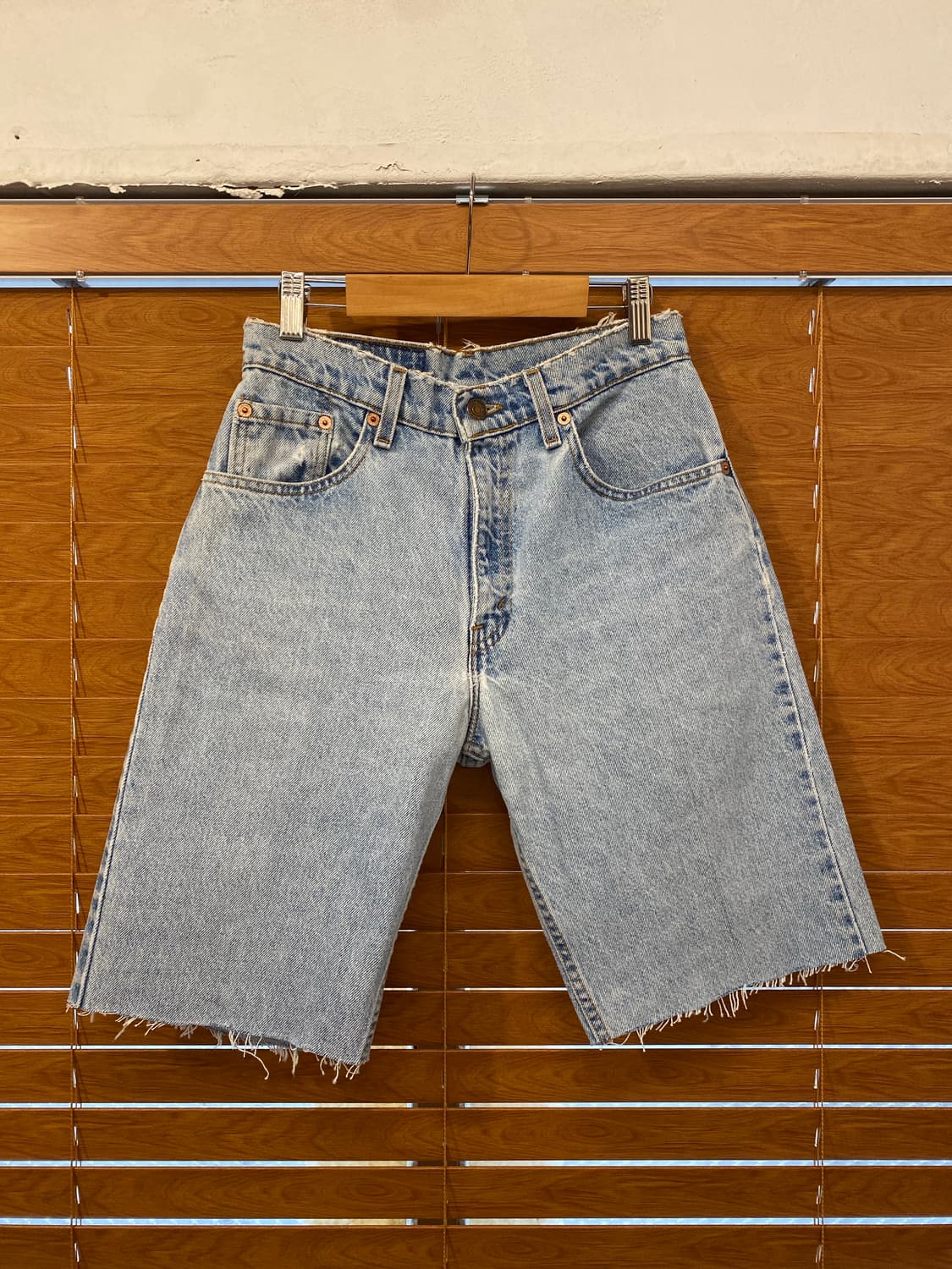 90s USA 빈티지 리바이스 쇼츠 청반바지 26inc 상품이미지4